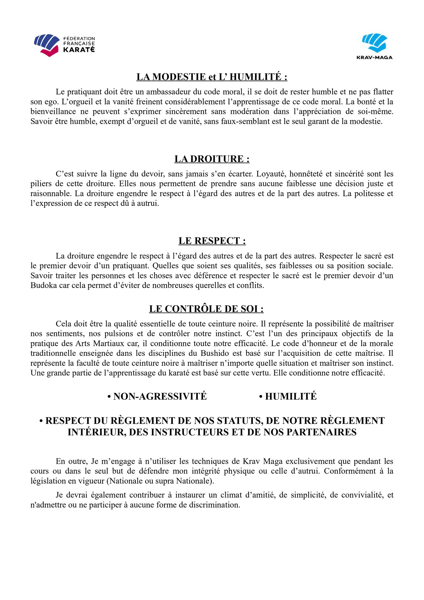 Code Moral du club - Page 2